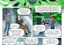 write a cinematic comic book script for your original story